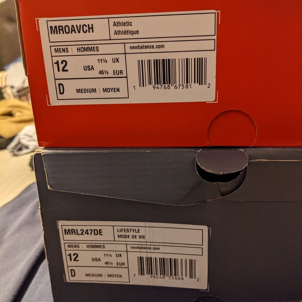 Bundle of New Balance (NB) Running Shoes (247, Roav) size 12
